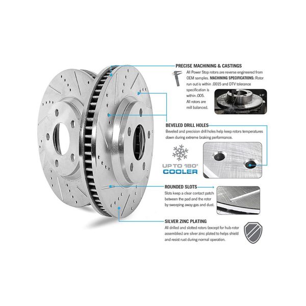 Power Stop® - Evolution Drilled and Slotted - Image 4